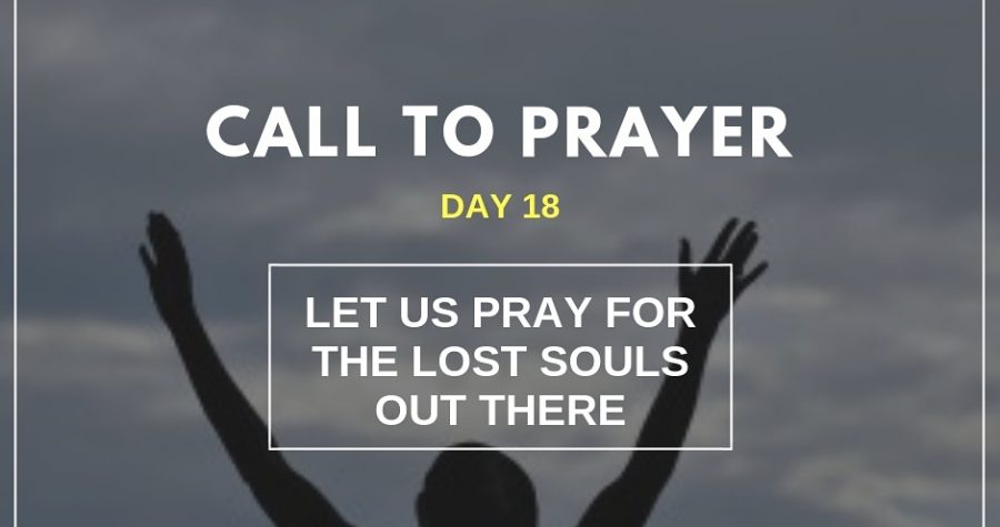 Call To Prayer – Day 18 – November 8, 2018